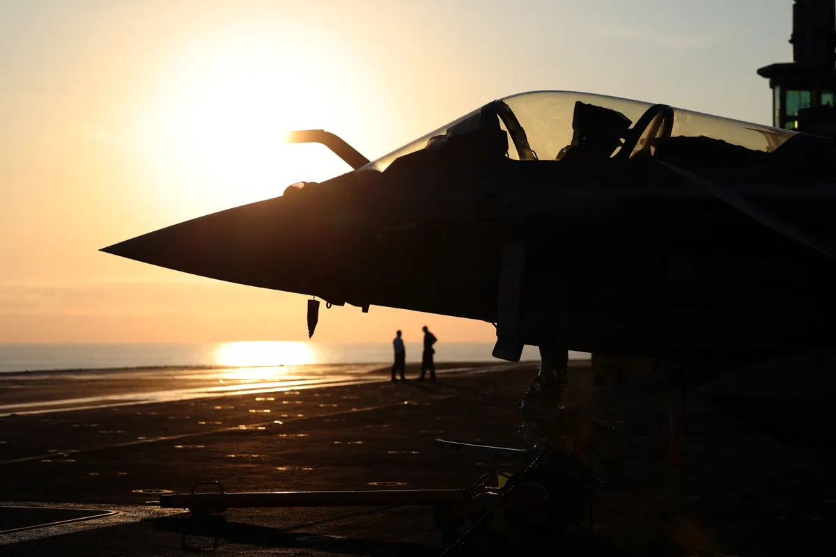 A francia légierő kritikus döntés előtt áll, a Dassault azonban már a jelenlegi Rafale F4-es gépek gyártásával is lassan halad Fotó: PASCAL POCHARD-CASABIANCA / AFP