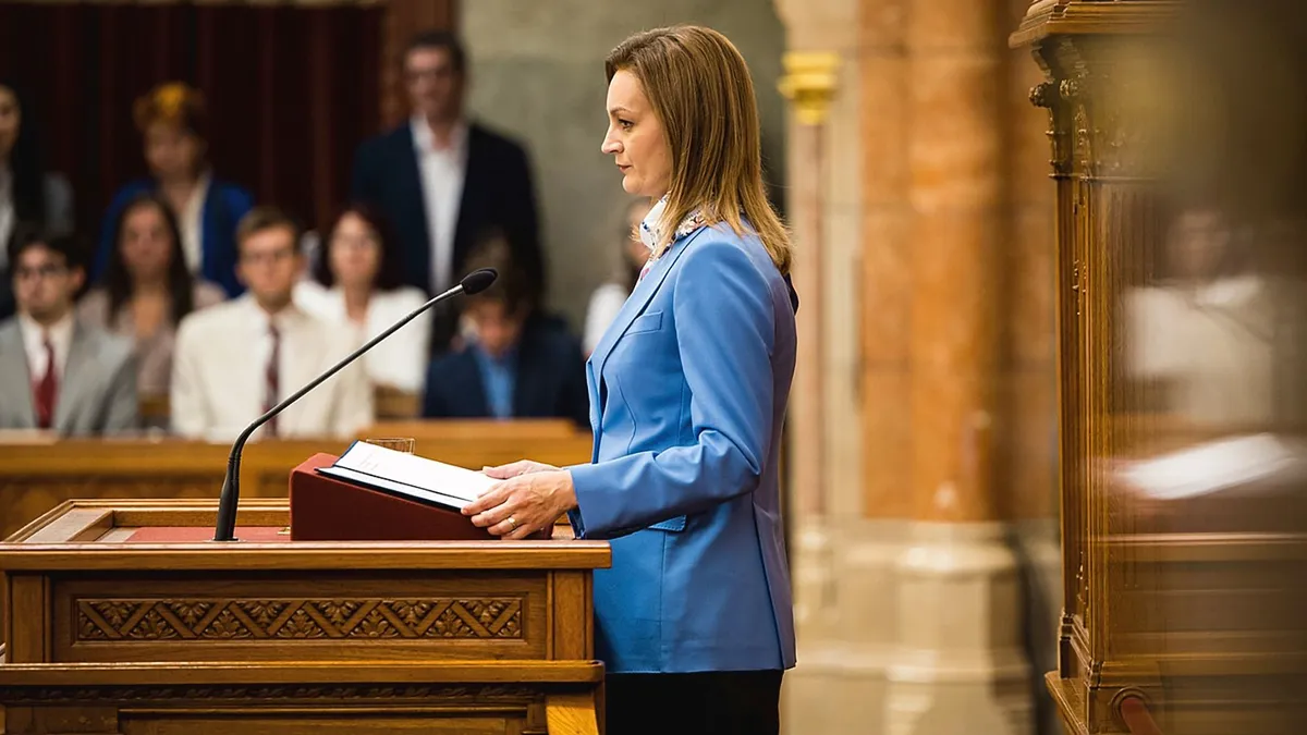 Parlament, az Országgyűlés plenáris ülése, Országgyűlésülése, 2026.07.21. 
Forsthoffer Ágnes, ForsthofferÁgnes