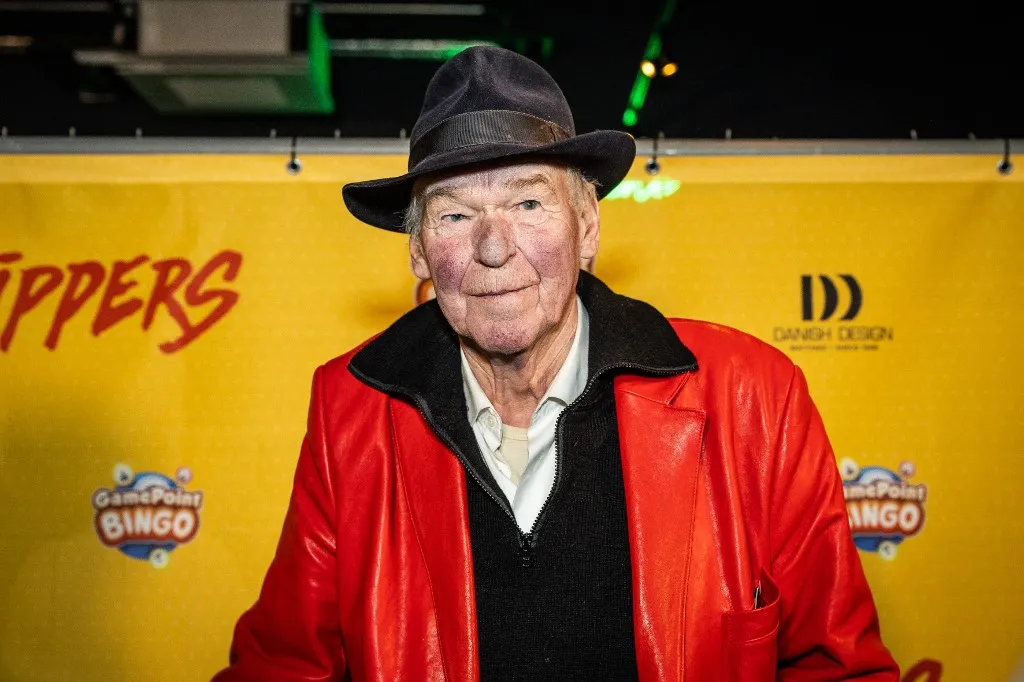 AMSTERDAM - Peter Faber on the carpet before the premiere of crime comedy Bad Slippers at Vue Amsterdam. The film is Ruben van der Meer's directorial debut. DINGENA MOL / ANP netherlands out - belgium out (Photo by Dingena Mol / ANP MAG / ANP via AFP)