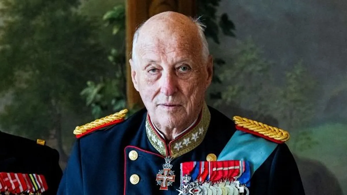 Elhunyt V. Harald norvég király