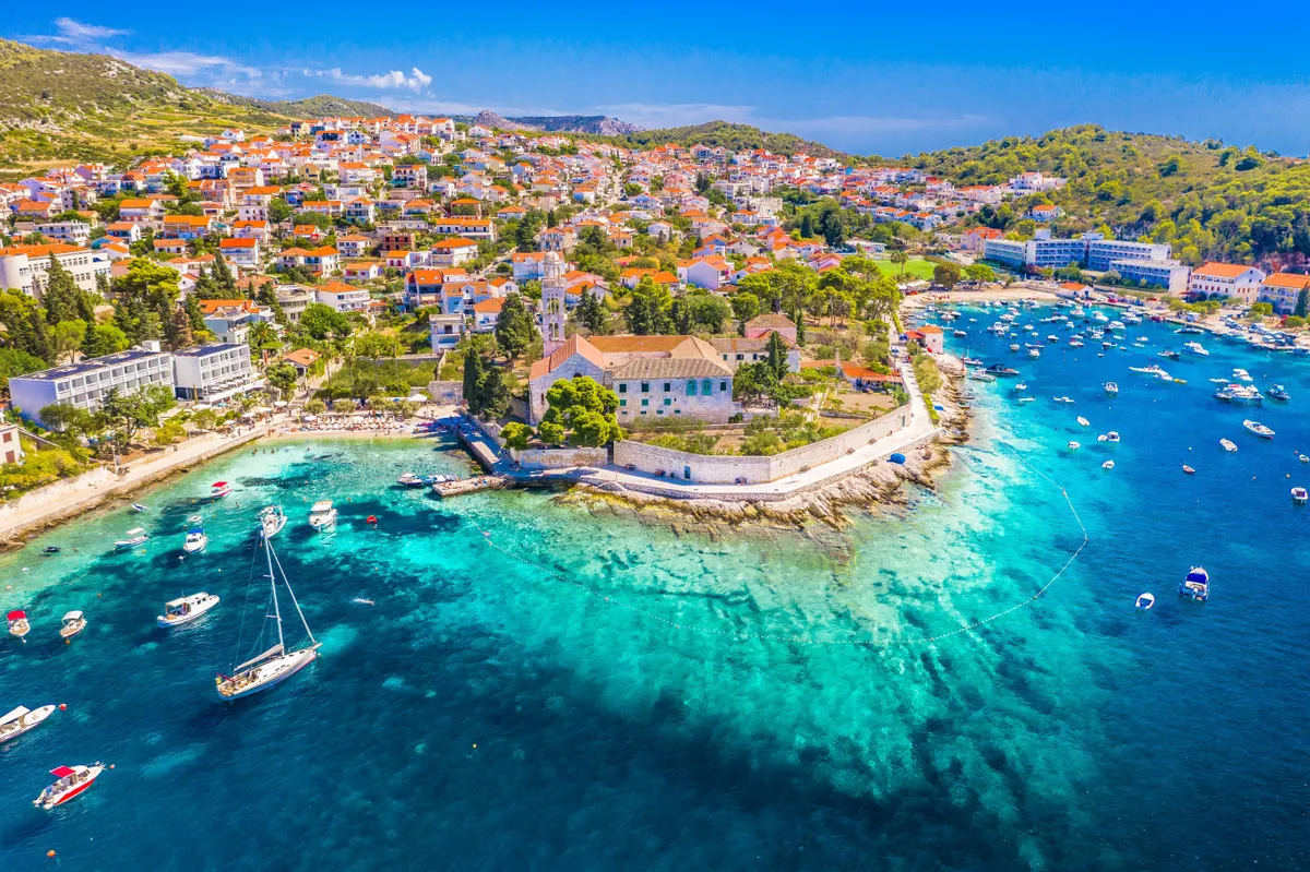 Hvar sziget felülnézetből
