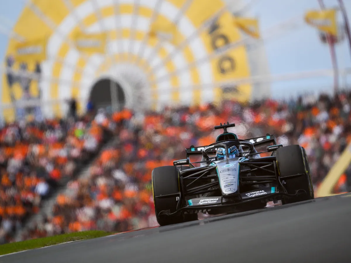 George Russell számára remekül indult az F1-es Holland Nagydíj hétvégéje