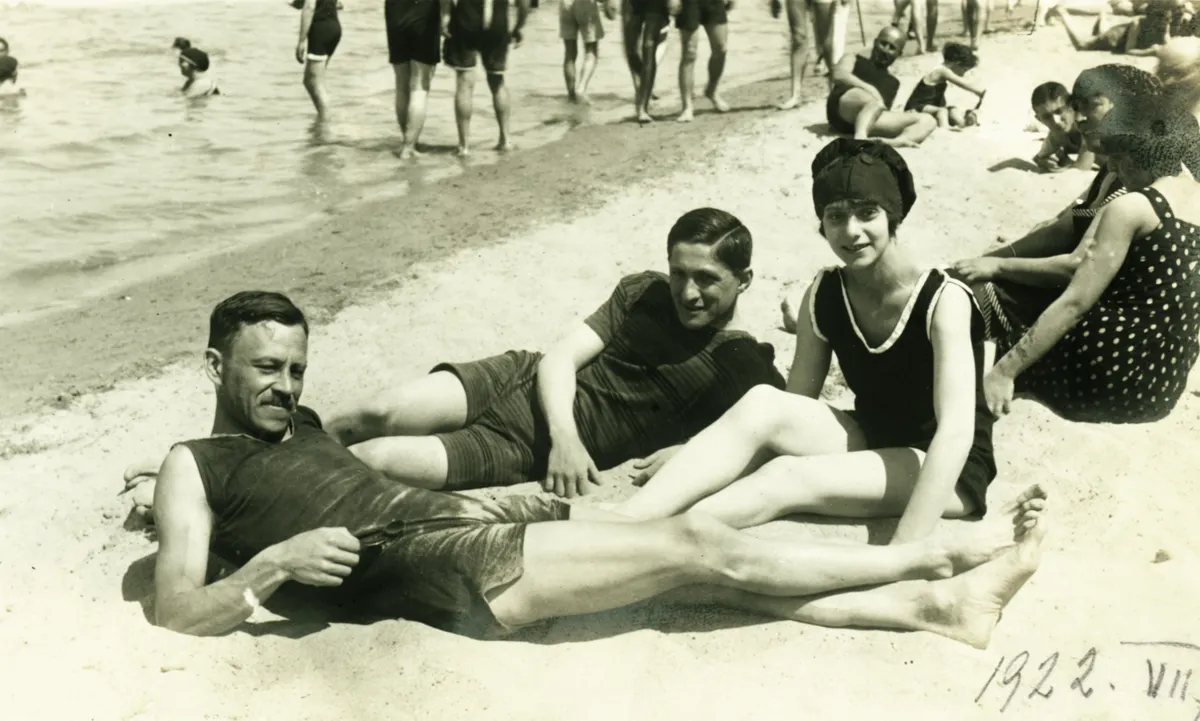 Tengerparti nyaralás 1922-ben