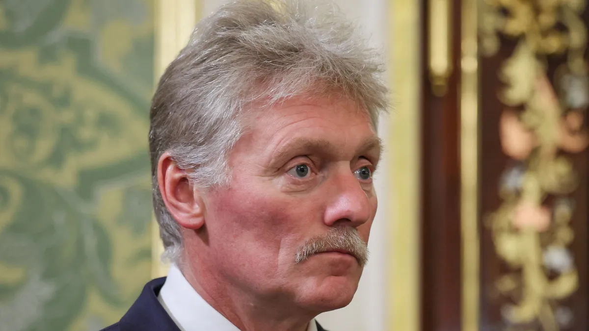 CIA, Kremlin spokesman Dmitry Peskov attends a meeting of Russia's President with his Tanzania's counterpart at the Kremlin in Moscow on June 3, 2026. (Photo by Ramil Sitdikov / POOL / AFP)