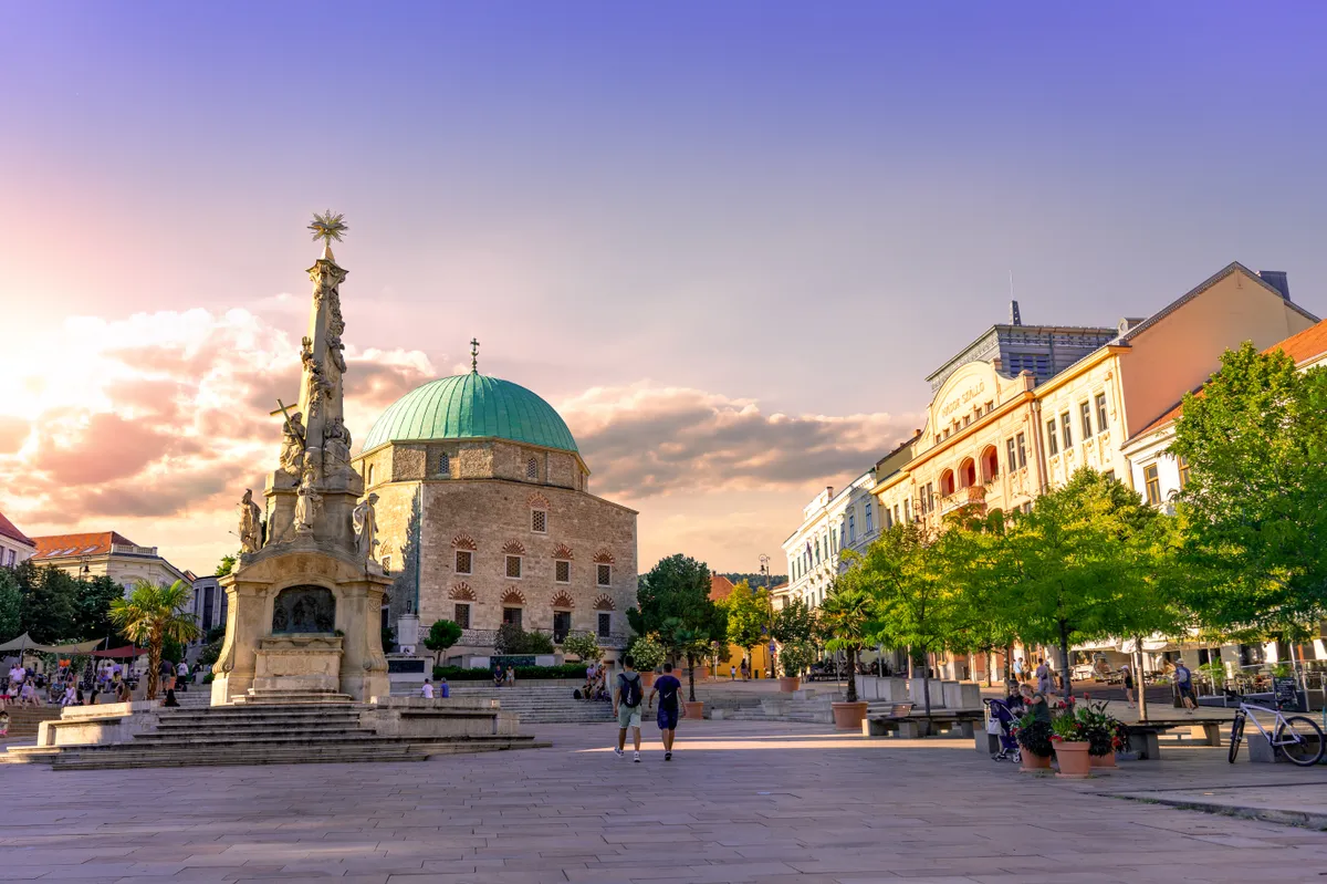 Pécs belvárosa