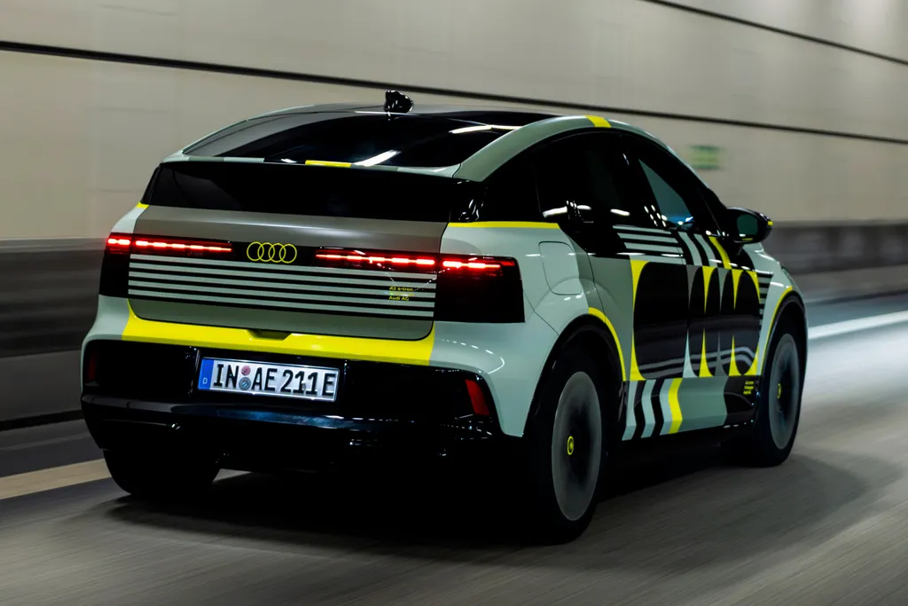 Audi A2 e-tron with design livery