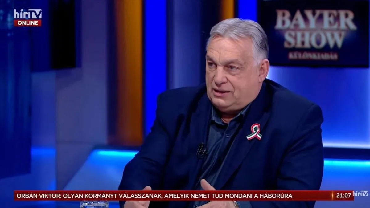 Orbán Viktor exkluzív interjút adott a Bayer Show-ban, itt nézheti vissza a teljes beszélgetést