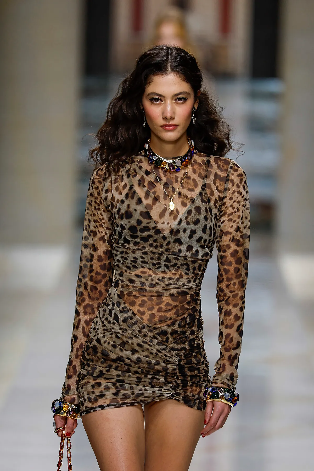 Défilé Dolce Gabbana "Collection Prêt-à-Porter Printemps/Eté 2027" lors de la Fashion Week de Milan, le 25 septembre 2026. Dolce Gabbana Fashion Show "Ready-to-Wear Spring/Summer 2027" at Milan Fashion Week. September 25th, 2026.