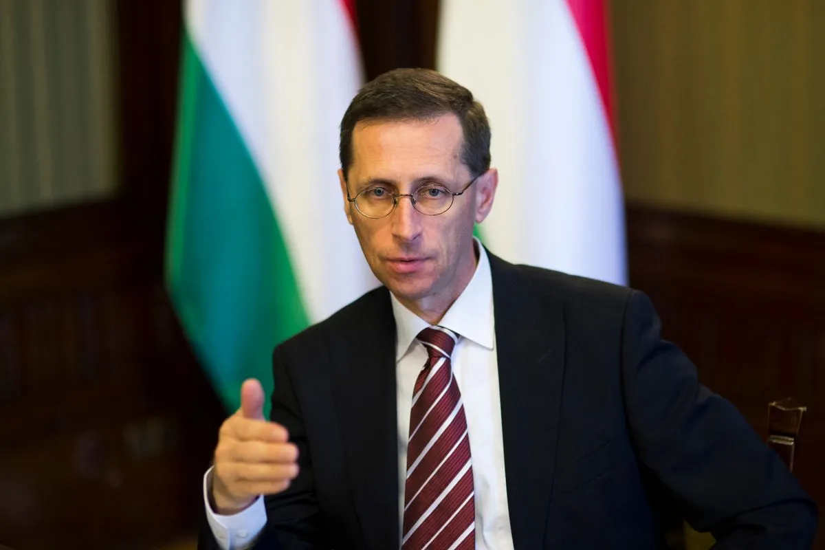 Ugyanazon repülőjáraton utazott Varga Mihály, a Magyar Nemzeti Bank (MNB) jelenlegi és Matolcsy György, az MNB korábbi elnöke Zürichbe (Fotó: Bielik István/ Origo)