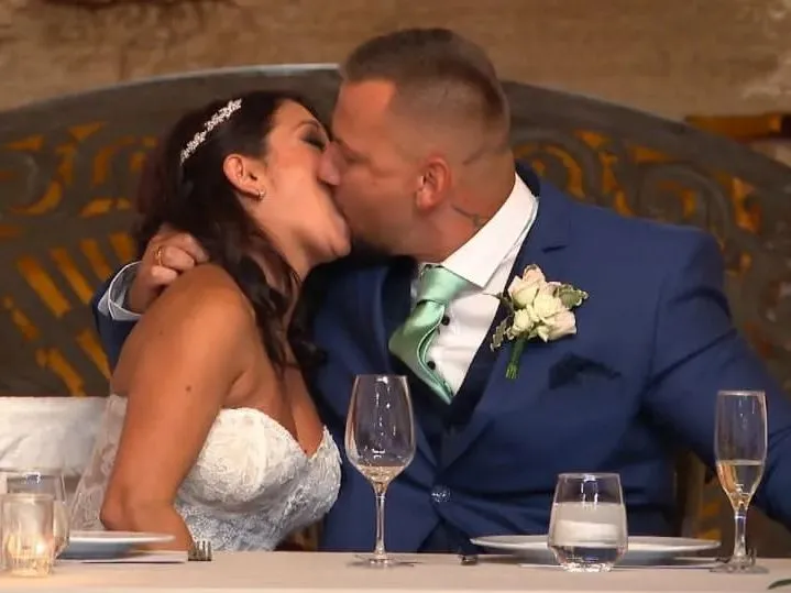A Házasság első látásra párosa, Maya és Laci szerepelnek a fotón.