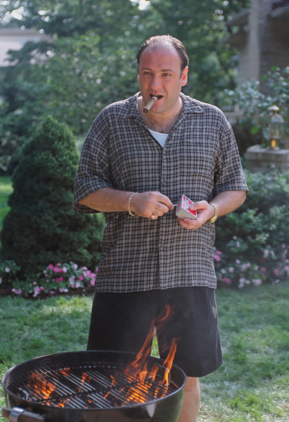 James Gandolfini, a Maffiózók főszereplője.