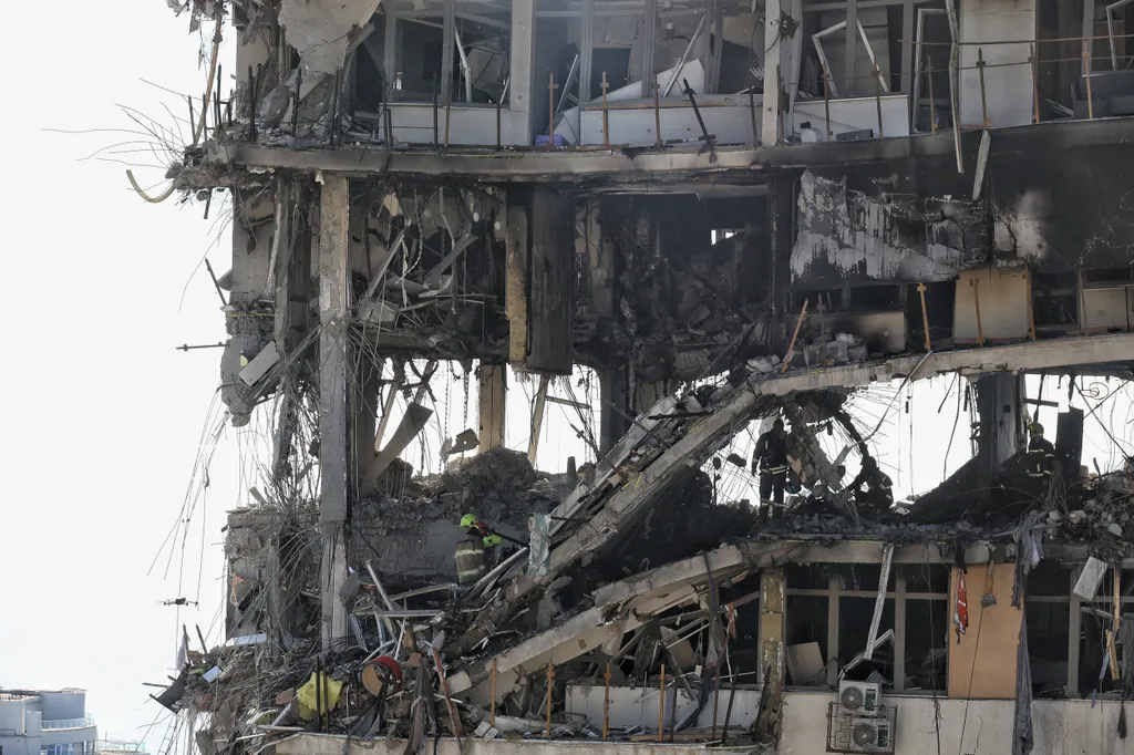 Massive Russian Strike On Odesa Affects 25-Storey Apartment Block
