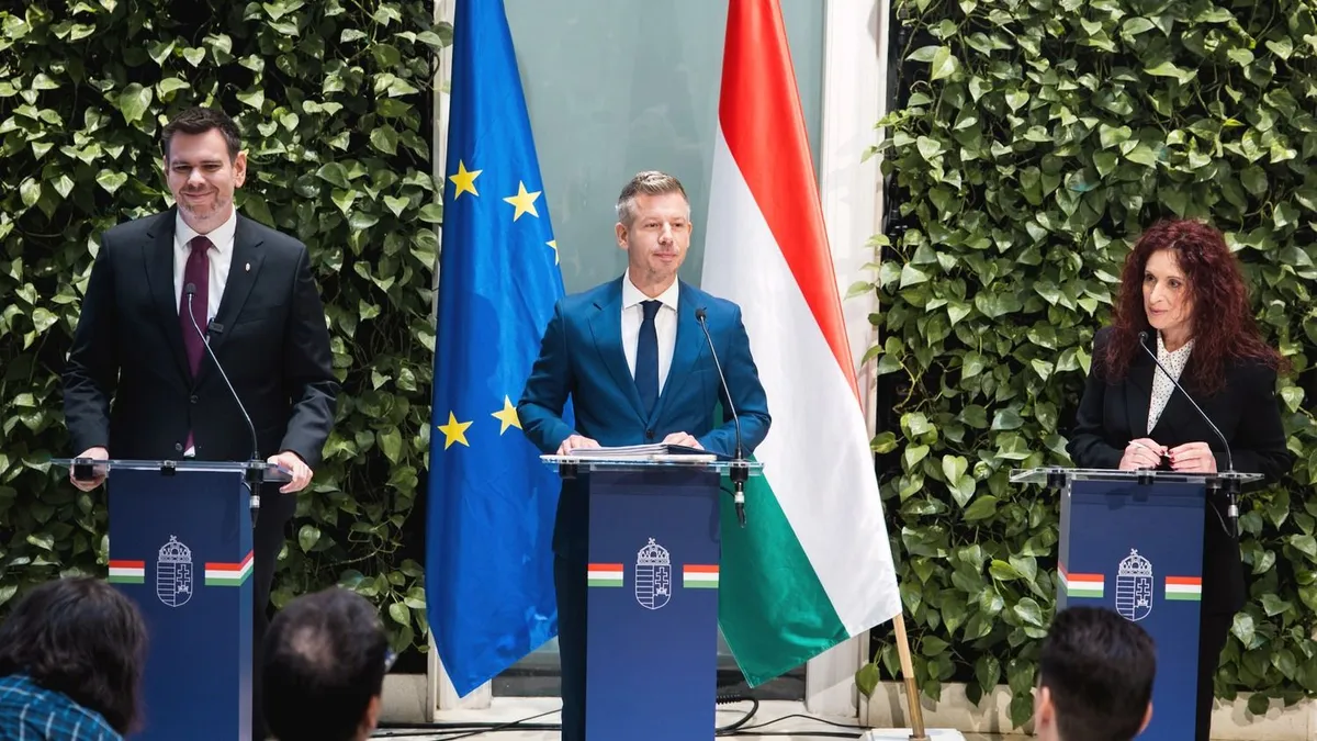 kormányzati sajtótájékoztató, kormányzatisajtótájékoztató, 2026.09.18.,Magyar Péter, Magyar Péter miniszterelnök MagyarPéter,Vitézy Dávid közlekedési és beruházási miniszter, VitézyDávid,