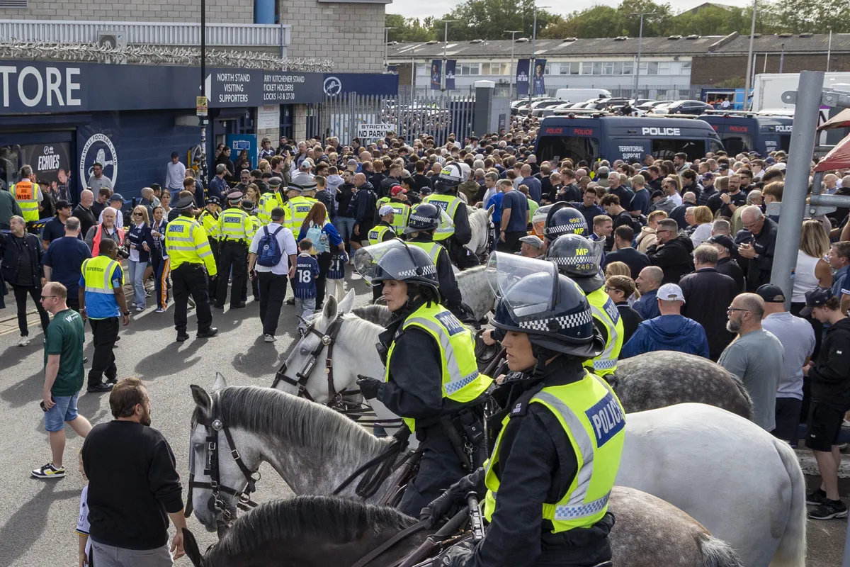 A rendőrség alaposan felkészült a Millwall–West Ham összecsapásra