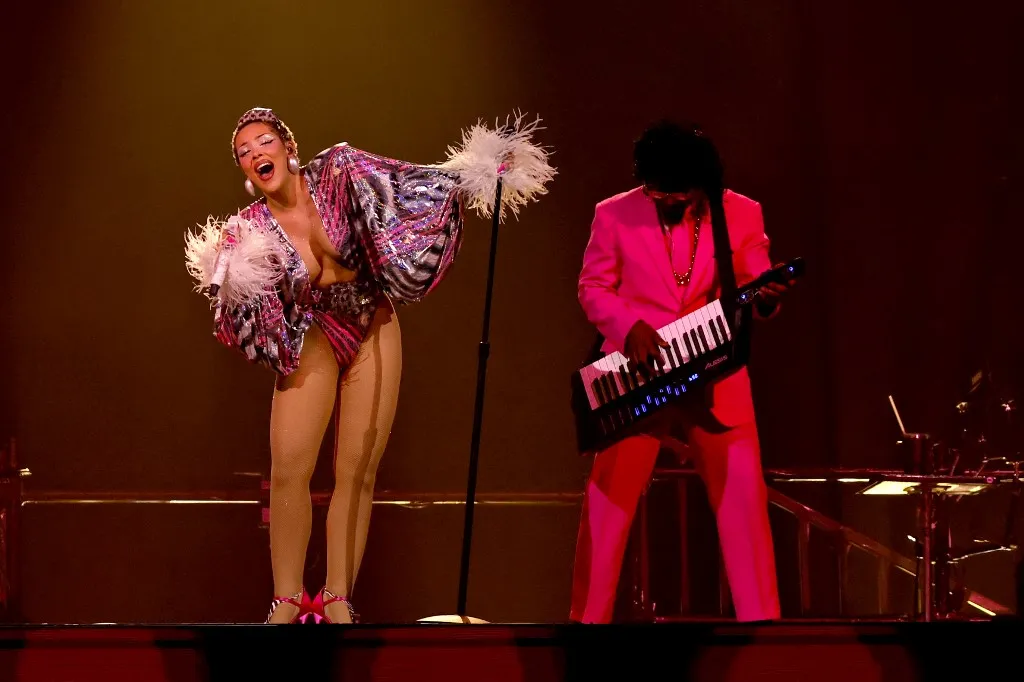 PRETORIA, SOUTH AFRICA - MARCH 20: Doja Cat performs during Global Citizen's Move Afrika: Pretoria on March 20, 2026 in Pretoria, South Africa. Jemal Countess/Getty Images for Global Citizen/AFP (Photo by Jemal Countess / GETTY IMAGES NORTH AMERICA / Getty Images via AFP)