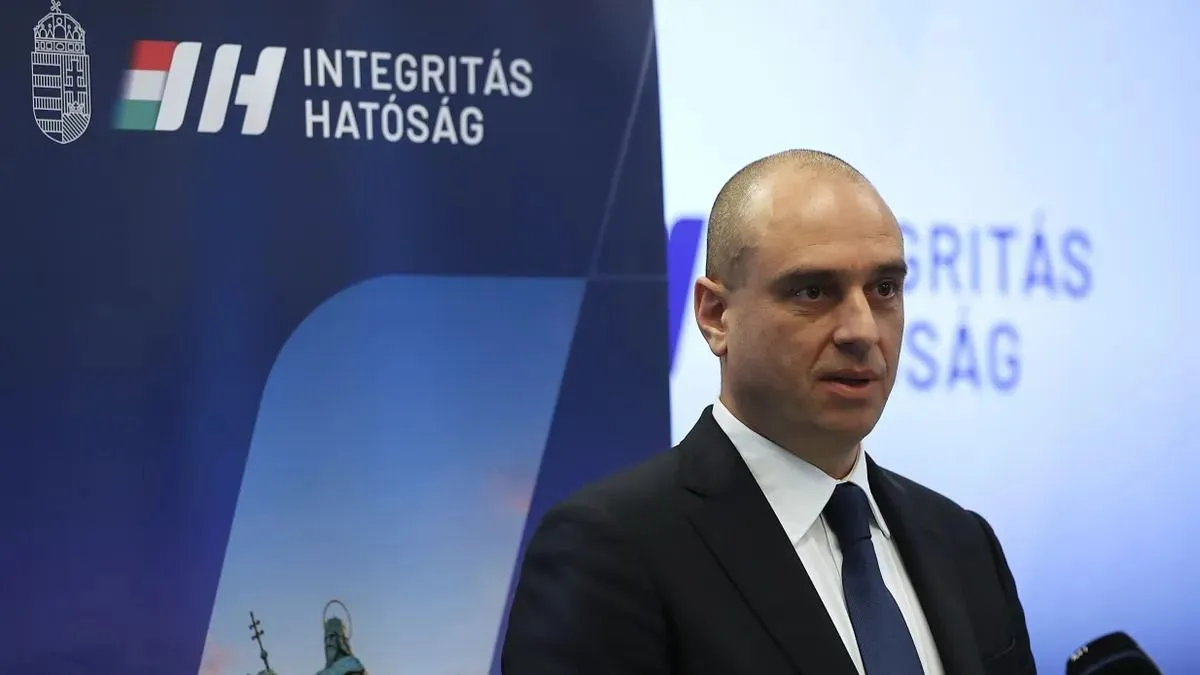 Biró Ferenc, az Integritás Hatóság elnöke 