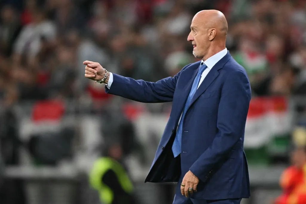 Marco Rossi szövetségi kapitány a Magyarország-Georgia Nemzetek Ligája-mérkőzésen