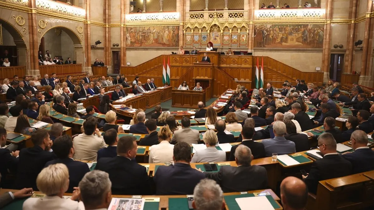 Parlament, Országgyűlés, őszi ülésszak, 2026.09.07.
 