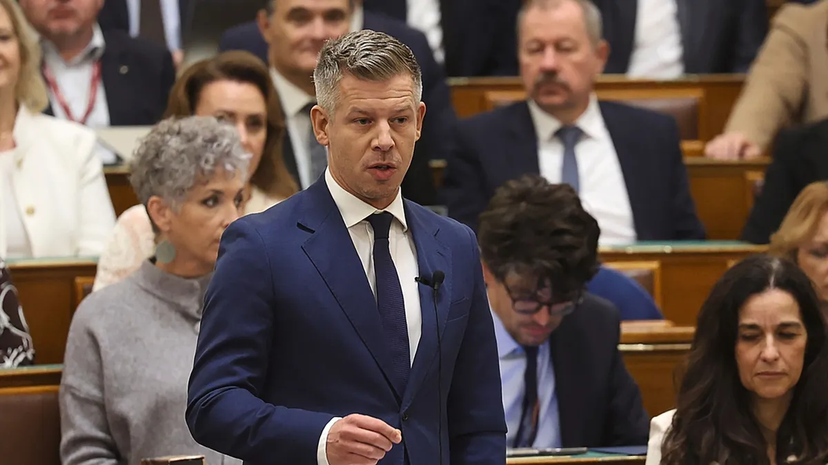 Magyar Péter az uniós pénzekről: csak a papírmunka folyik, pénz még nem jött Fotó: Hatlaczki Balazs