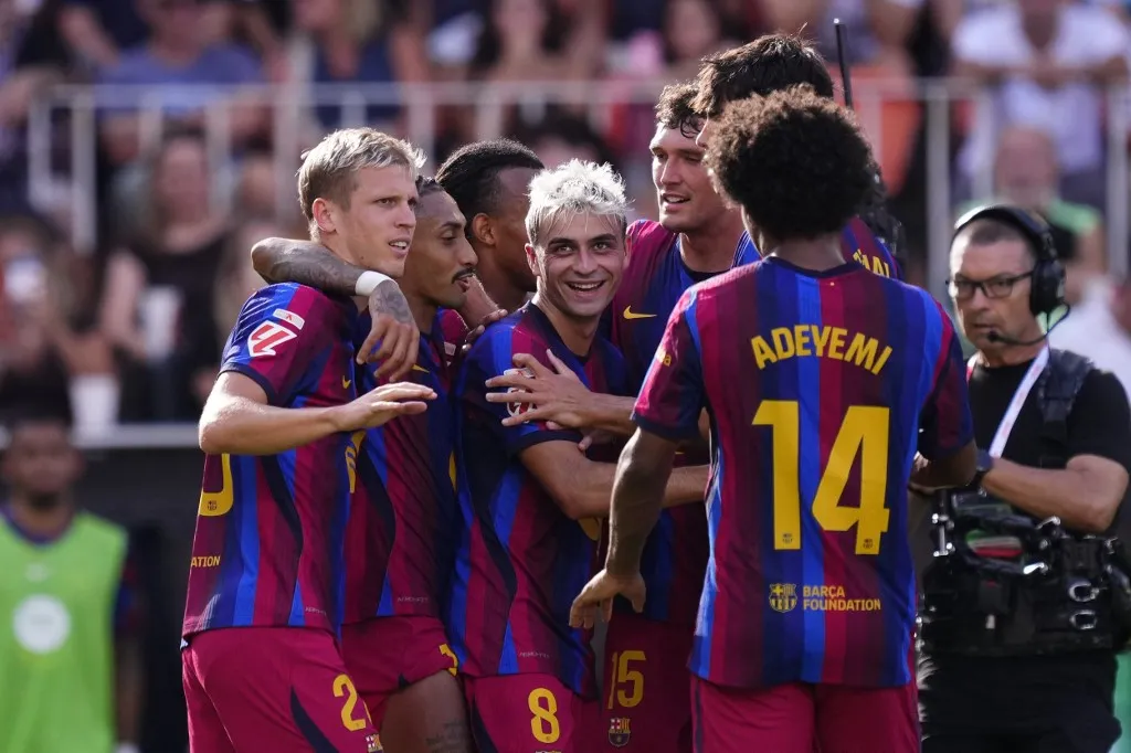 A Barcelona a Valencia otthonában is öt góllal nyert