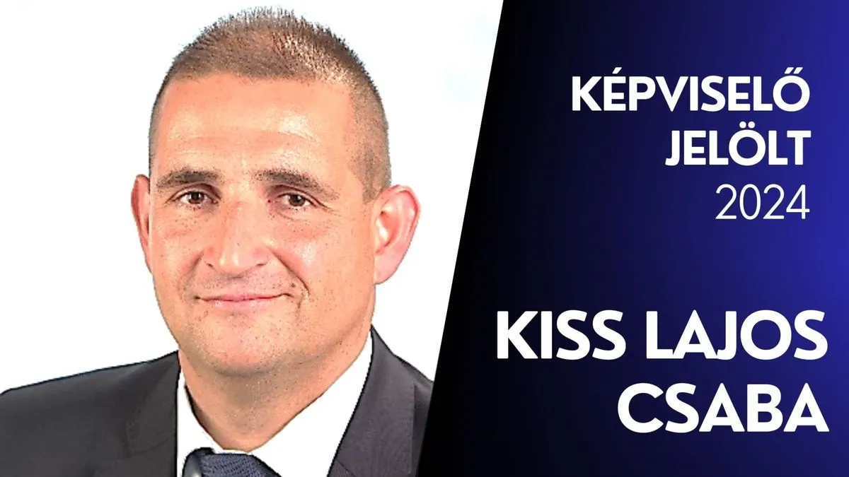 Kiss Lajos Csaba választási plakátja a 2024-es önkormányzati voksolás idején, verekedés