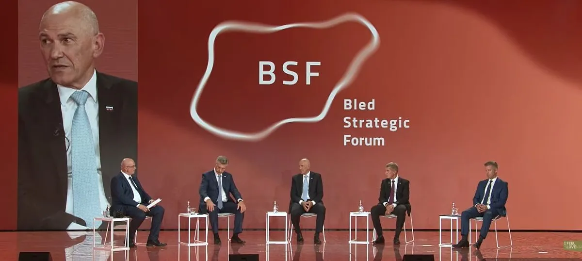Magyar Péter a Bledi Stratégiai Fórumon (Forrás: YouTube / Bled Strategic Forum)