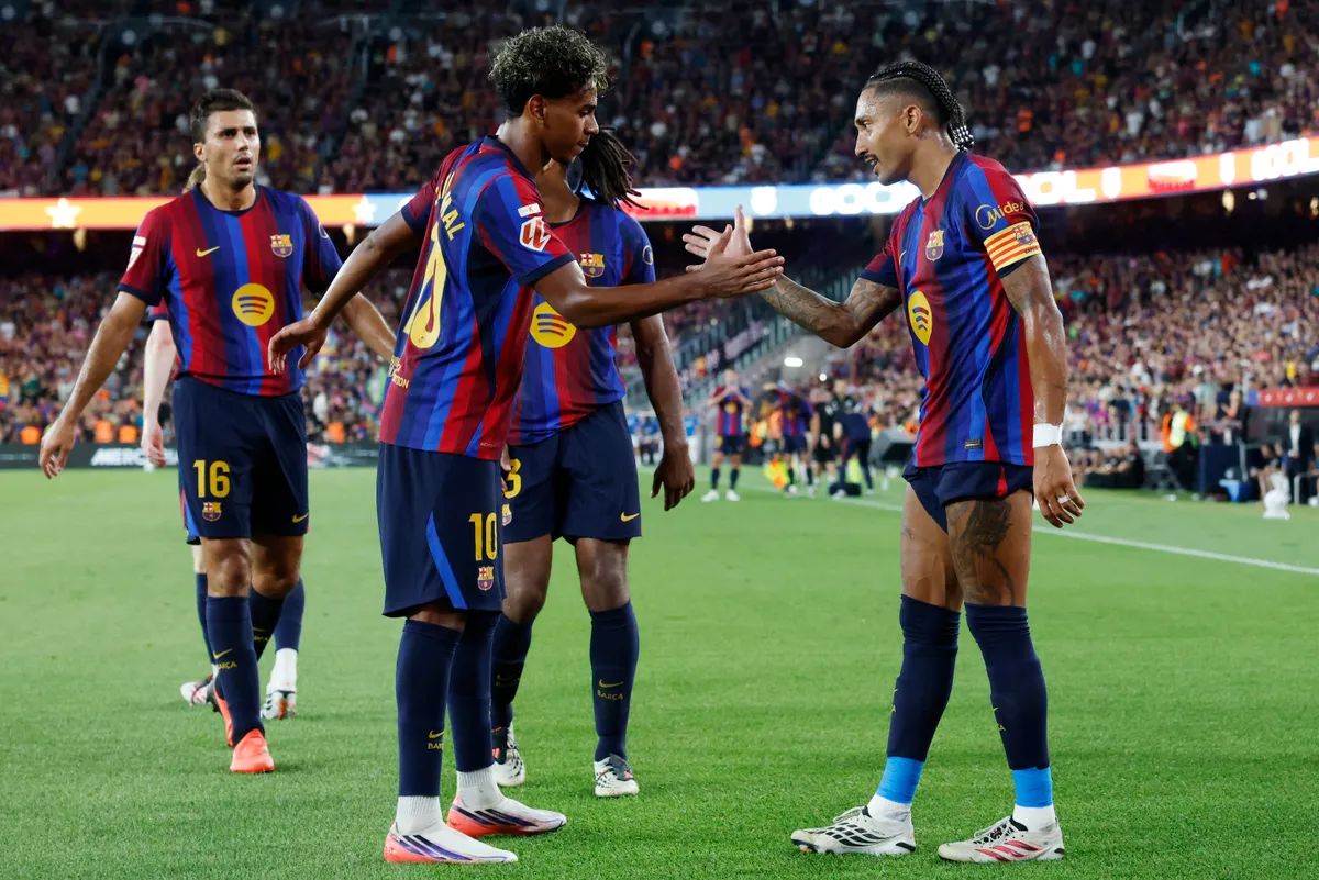 Lamine Yamal és Raphinha voltak a Barcelona-Rayo meccs hősei