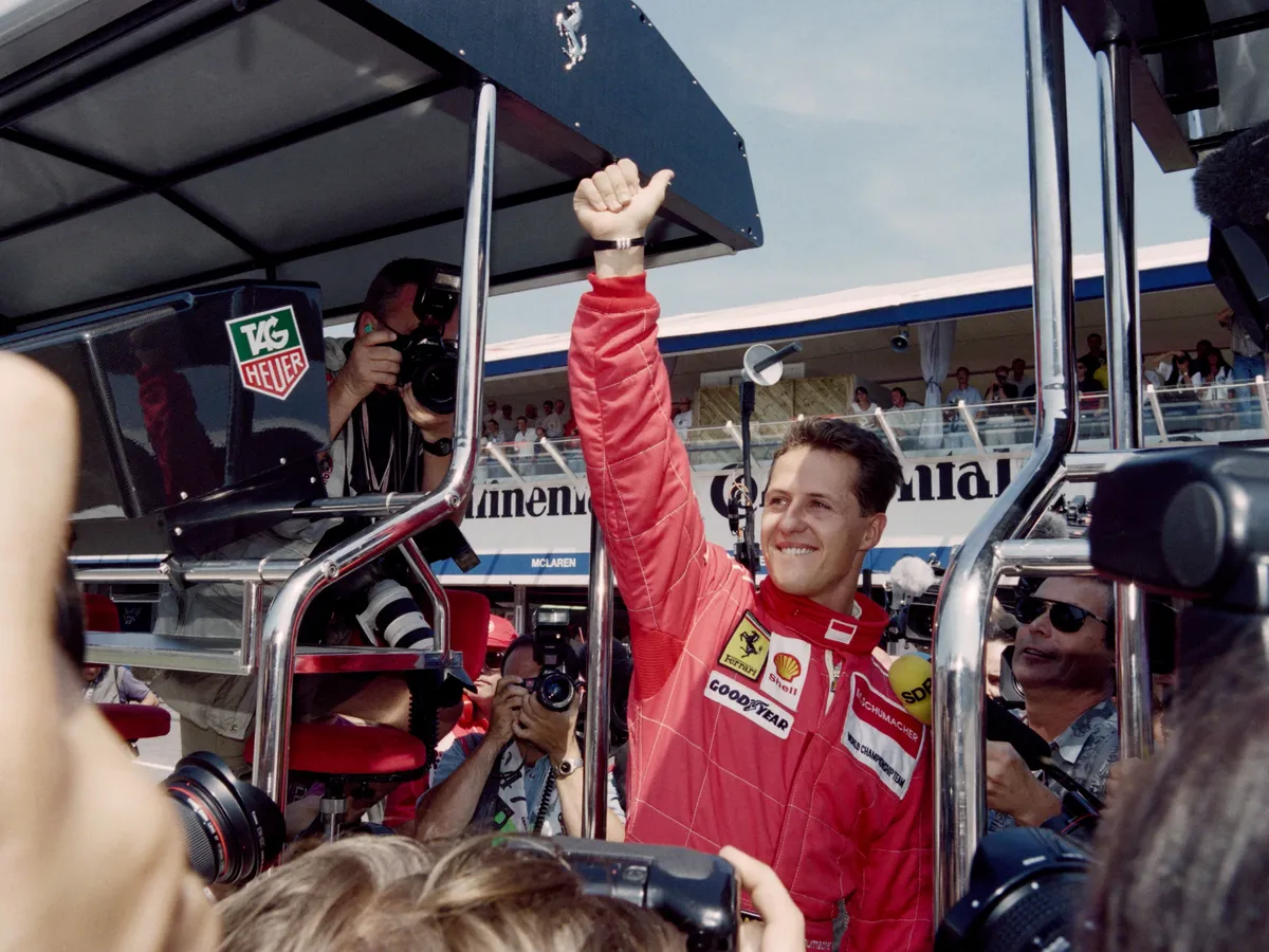 Michael Schumacher öt világbajnoki címet nyert a Ferrari pilótájaként 