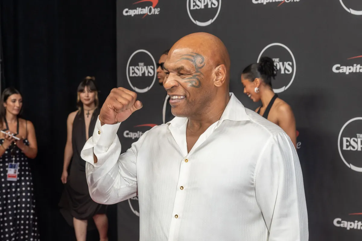 Mike Tyson attends the 2026 ESPY Awards at the David H. Koch Theater at Lincoln Center in New York City on July 15, 2026. (Photo by Thenews2/NurPhoto) (Photo by Thenews2 / NurPhoto via AFP)