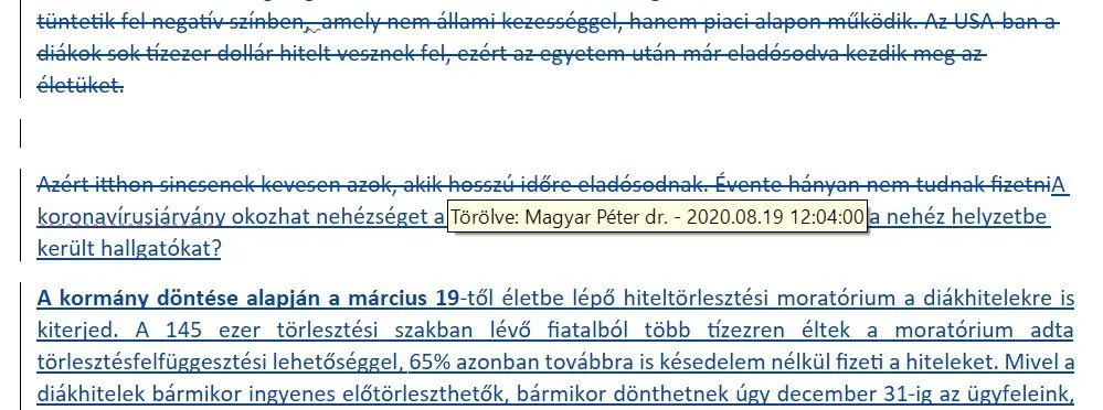 oha nem jelenhetett meg a Mandinerben egy 2020 augusztusában készült, Magyar Péterrel felvett címlapinterjú, most előkerült az erről szóló levelezés (Forrás: Reakció)