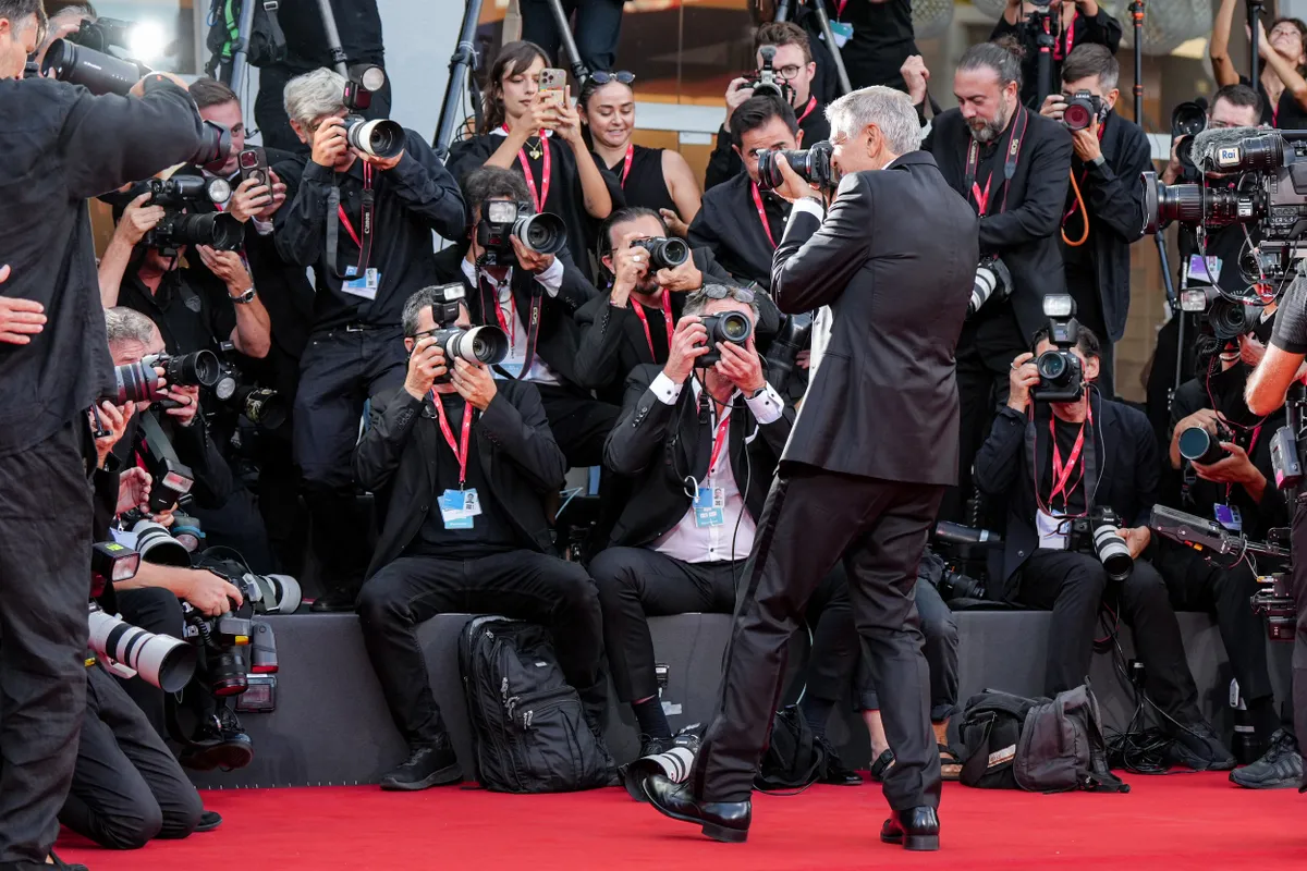 George Clooney életműdíja miatt szinte a fellegekben járt.