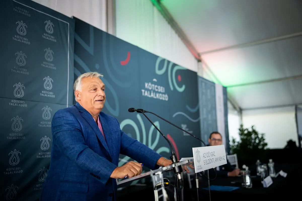 Múlt hétvégén tartották meg a 25. Kötcsei pikniket, ahol a a főszónok ezúttal is Orbán Viktor volt (Forrás: Faceook)