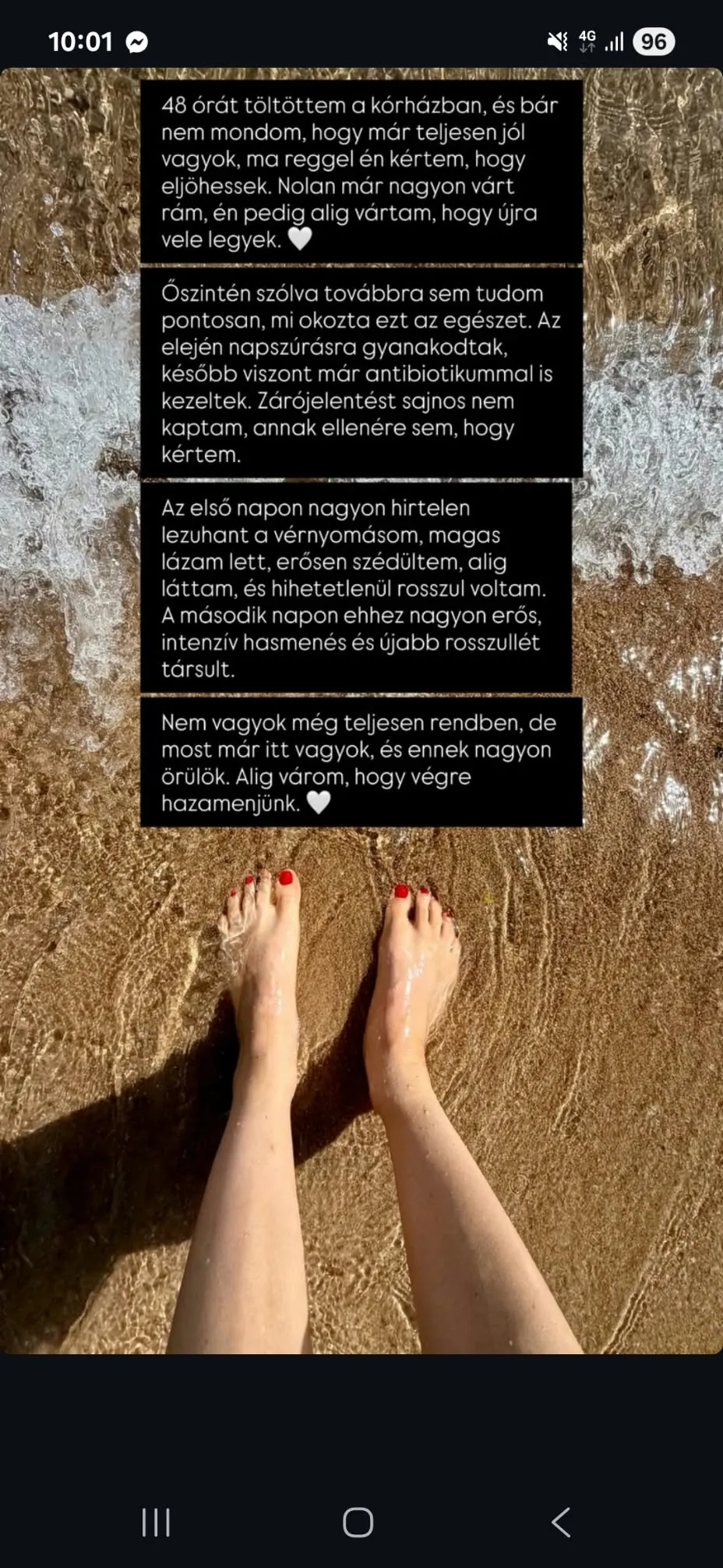 Sáfrány Emese Instagramon közölte a jó hírt követőivel.