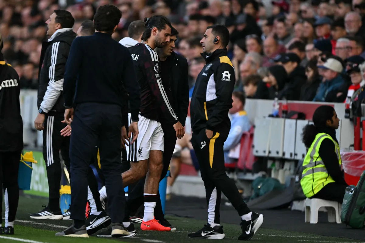 Szoboszlai Dominikot le kellett cserélni a Brentford-Liverpool mérkőzésen