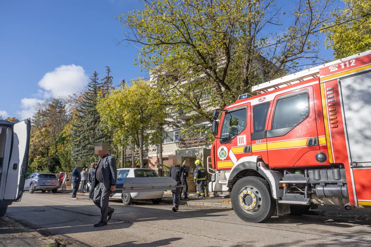 Leégett egy budapesti lakás
