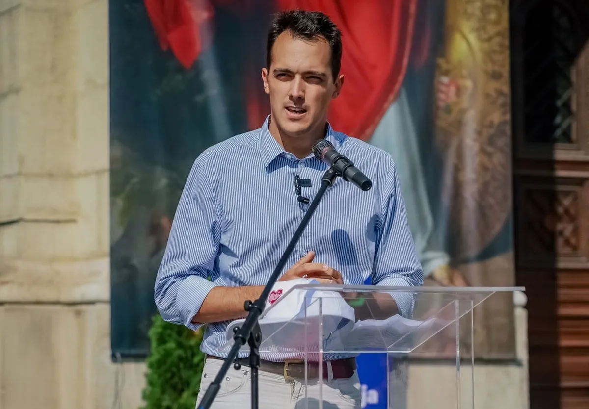 Teleki Béla, a CitizenGo kampányigazgatója (Forrás: Facebook)