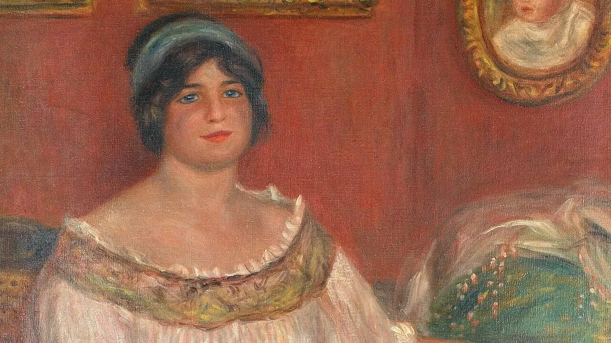 Előkerült az a két Renoir-festmény, amelyet szeptember 8-án loptak el a dél-franciaországi Cagnes-sur-Mer múzeumából (A kép a francia festőművész Madame Colonna Romano portréja című alkotása)