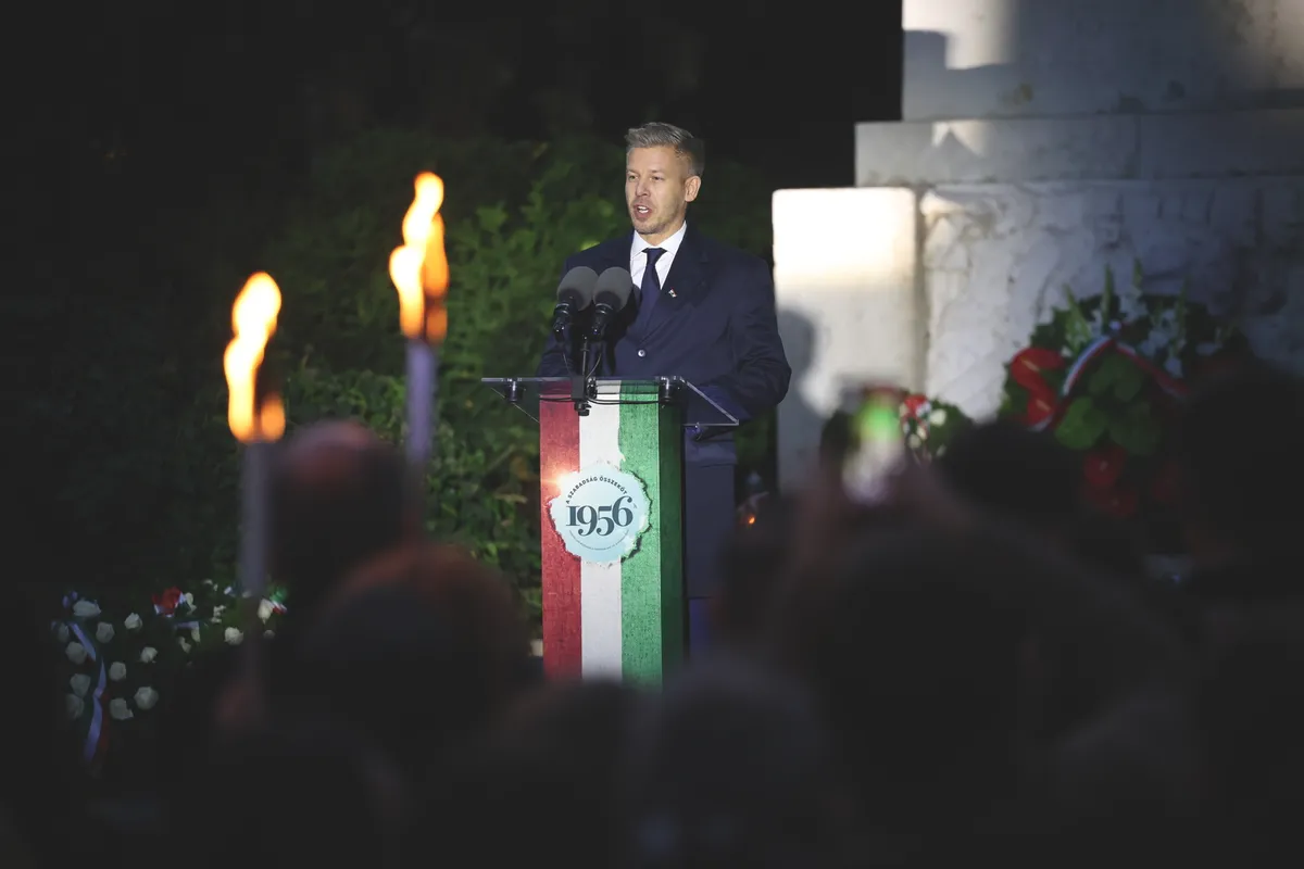 Magyar Péter miniszterelnök beszéde, megemlékezés, koszorúzás, Október 22., Október22.,  MagyarPéter