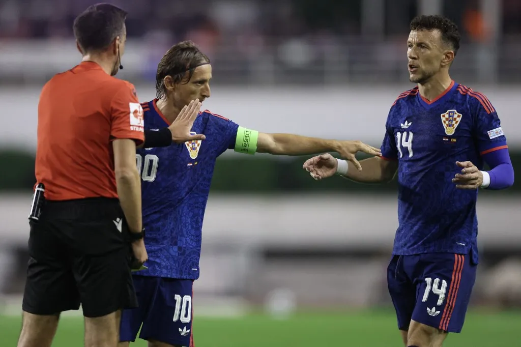 Luka Modric csapattársa, Ivan Perisic gólt szerzett, ám később kiállították