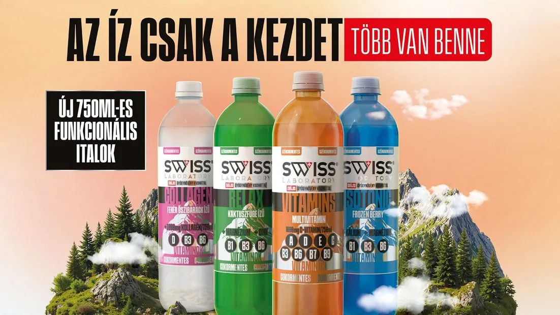 SWISS Laboratory: négy új ital érkezik 750 ml-es kiszerelésben
