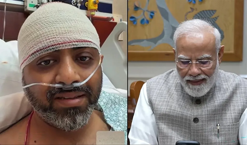 A Flydubai kapitánya, Smit Machchhar a kórházból beszélt videóhívásban Narendra Modi indiai miniszterelnökkel This screengrab of video footage released by the Narendra Modi YouTube Channel on October 2, 2026 shows India's Prime Minister Narendra Modi (R) making a video call with flydubai pilot Smit Machchhar, as he is recovering in a hospital in the United Arab Emirates. Indian Prime Minister Narendra Modi said the actions of flydubai captain Smit Machchhar, who was attacked mid-air by his co-pilot during a flight from Dubai to Tel Aviv, had helped save hundreds of lives and averted "a great tragedy". (Photo by NARENDRA MODI YOUTUBE CHANNEL / AFP) / -----EDITORS NOTE --- RESTRICTED TO EDITORIAL USE - MANDATORY CREDIT "AFP PHOTO / Narendra Modi YouTube Channel " - NO MARKETING - NO ADVERTISING CAMPAIGNS - DISTRIBUTED AS A SERVICE TO CLIENTS
