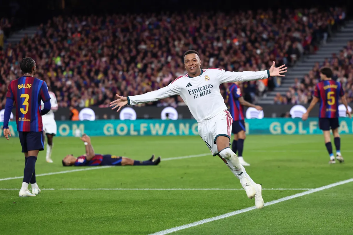 A Barcelona-Real Madrid rangadó után Kylian Mbappé lehetett boldogabb